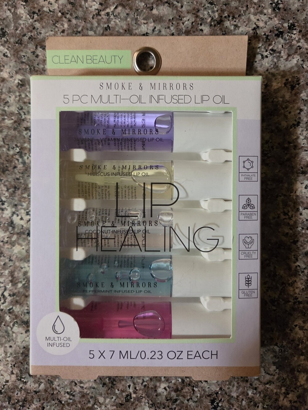 Smoke & Mirrors Lip Healing infused Lip Oil Set 5-Piece
